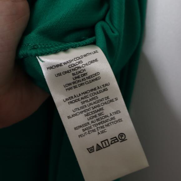 MAEVE ANTHROPOLOGIE Eve Ponte Wide-Leg Pant High Rise Kelly Green Women's XST - Picture 8 of 9